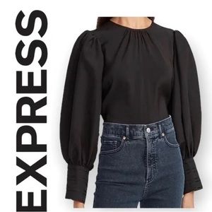 Express Balloon Sleeve Top